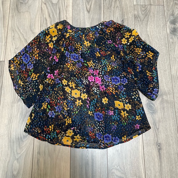 Vibrant Silk blouse By Fei, an Anthropologie brand - Picture 2 of 3